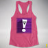 Lesbian Labrys Pride Flag Exclamation Point Racerback Tank