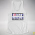 Assume Nothing Leather Pride Flag Racerback Tank