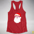Santa’s Lesbian Pride Flag Shades Racerback Tank - Red