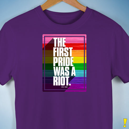 The First Pride Was a Riot - Original 8 Stripe Pride Premium Unisex