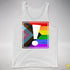 LGBTQ Progress Pride Flag Exclamation Point Premium Tank Top