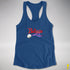 Believe Omnisexial Pride Flag Jingle Bell Racerback Tank - Royal