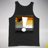 Bear Pride Flag Exclamation Point Premium Tank Top - Black