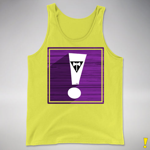 Lesbian Labrys Pride Flag Exclamation Point Premium Tank Top