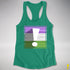 Genderqueer Pride Flag Exclamation Point Racerback Tank