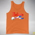 Believe Drag Pride Flag Jingle Bell Premium Tank Top - Orange