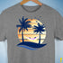 Twink Pride Hammock Summer Beach Sunset Premium Unisex T-Shirt