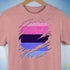 Omnisexual Pride Flag Ripped Reveal Premium Unisex T-Shirt