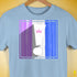 Drag Pride Flag Exclamation Point Premium Unisex T-Shirt - Baby Blue