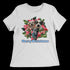 Custom Holiday Joy T-Shirt Women's Relaxed Tee - White