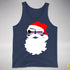Santa’s Demisexual Pride Flag Shades Premium Tank Top - Navy Heather