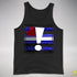Leather Pride Flag Exclamation Point Premium Tank Top
