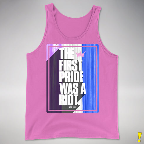 The First Pride Was a Riot - Drag Pride Premium Tank Top