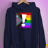 LGBTQ Progress Pride Flag Exclamation Point Hoodie