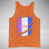 Drag Pride Flag Ripped Reveal Premium Tank Top