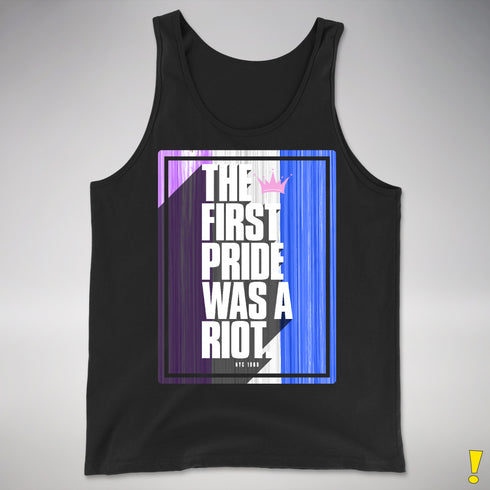 The First Pride Was a Riot - Drag Pride Premium Tank Top