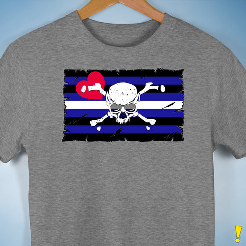 Leather Pride Pirate Flag Premium Unisex T-Shirt