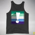 Gay Male Pride Flag Exclamation Point Premium Tank Top