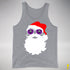 Santa’s Lesbian Labrys Pride Flag Shades Premium Tank Top - Grey Heather