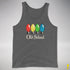 Old School Vintage Christmas Lights Tank Top - Deep Heather