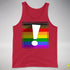 LGBTQ Philly Pride Flag Exclamation Point Premium Tank Top
