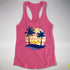 Intersex Pride Hammock Summer Beach Sunset Racerback Tank