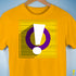Intersex Pride Flag Exclamation Point Premium Unisex T-Shirt - Gold