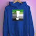 Aromantic Pride Flag Exclamation Point Hoodie - Royal Blue
