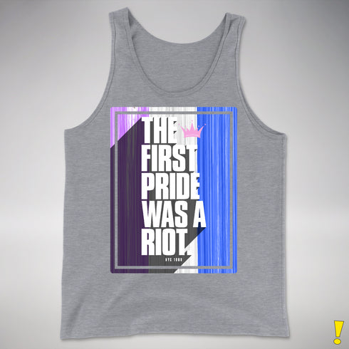 The First Pride Was a Riot - Drag Pride Premium Tank Top