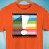 Queer Pride Flag Exclamation Point Premium Unisex T-Shirt