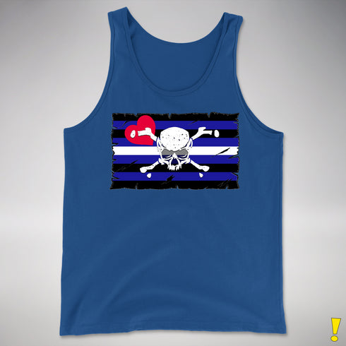 Leather Pride Pirate Flag Premium Tank Top