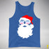 Santa’s Bigender Pride Flag Shades Premium Tank Top - Royal Blue Triblend