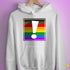 LGBTQ Philly Pride Flag Exclamation Point Hoodie