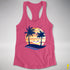Twink Pride Hammock Summer Beach Sunset Racerback Tank