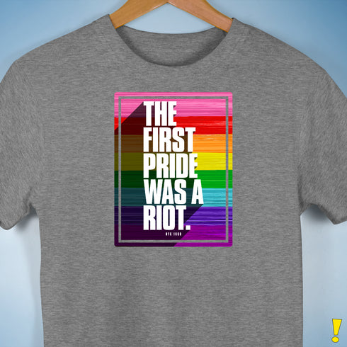 The First Pride Was a Riot - Original 8 Stripe Pride Premium Unisex