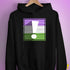Genderqueer Pride Flag Exclamation Point Hoodie