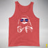 Pride Sloth Leather Flag Sunglasses Premium Tank Top