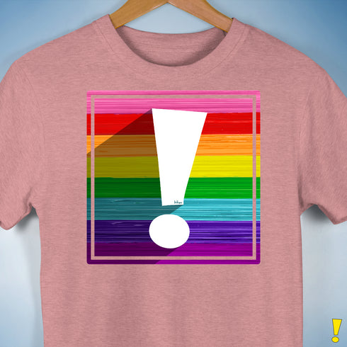 Original LGBTQ Pride Flag Exclamation Point Premium Unisex