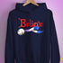 Believe Drag Pride Flag Jingle Bell Hoodie - Navy