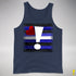 Leather Pride Flag Exclamation Point Premium Tank Top