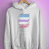 Bigender Pride Flag Ripped Reveal Hoodie