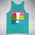 Pansexual Pride Flag Exclamation Point Premium Tank Top
