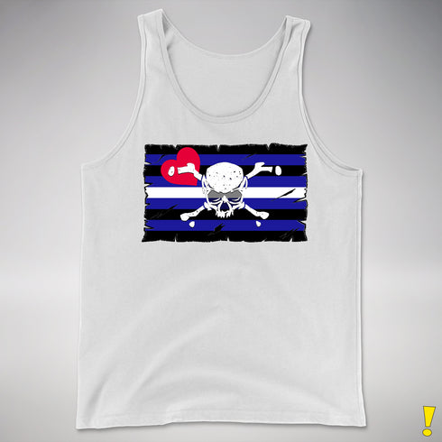 Leather Pride Pirate Flag Premium Tank Top