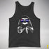 Pride Sloth Leather Flag Sunglasses Premium Tank Top