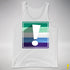 Gay Male Pride Flag Exclamation Point Premium Tank Top