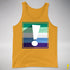 Gay Male Pride Flag Exclamation Point Premium Tank Top