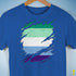 Gay Male Pride Flag Ripped Reveal Premium Unisex T-Shirt