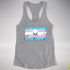 Transgender Pride Pirate Flag Racerback Tank - Heather Grey