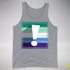 Gay Male Pride Flag Exclamation Point Premium Tank Top