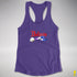 Believe Drag Pride Flag Jingle Bell Racerback Tank - Purple